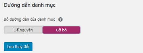Xóa chữ "danh mục" trong wordpress