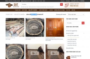 mẫu web sàn gỗ nội thất